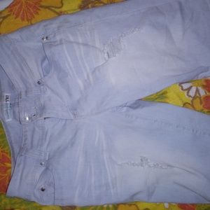 Jean shorts factory distressed